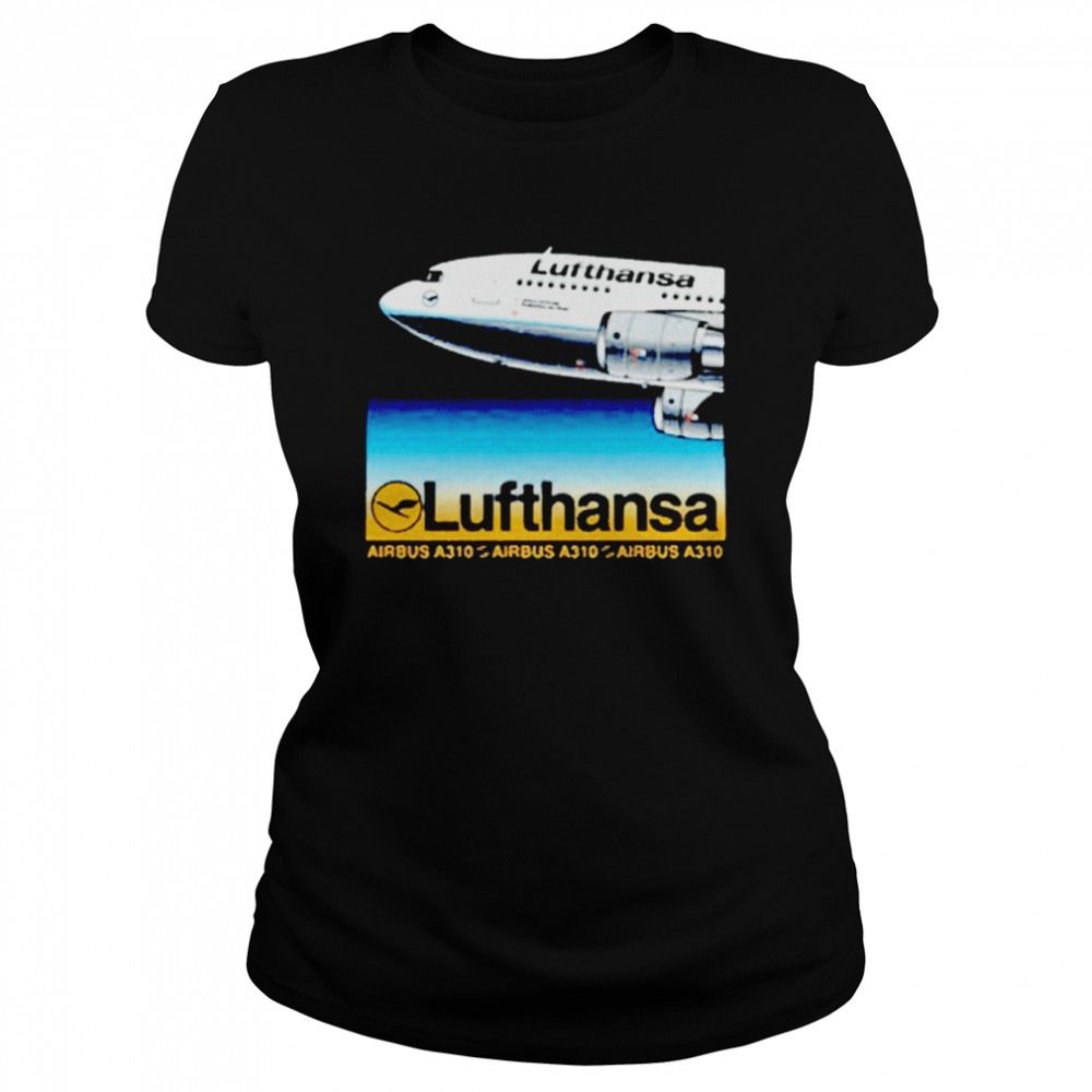 Lufthansa Airbus A310 Shirt Classic Womens T Shirt