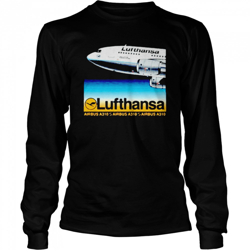 Lufthansa Airbus A310 Shirt Long Sleeved T-Shirt