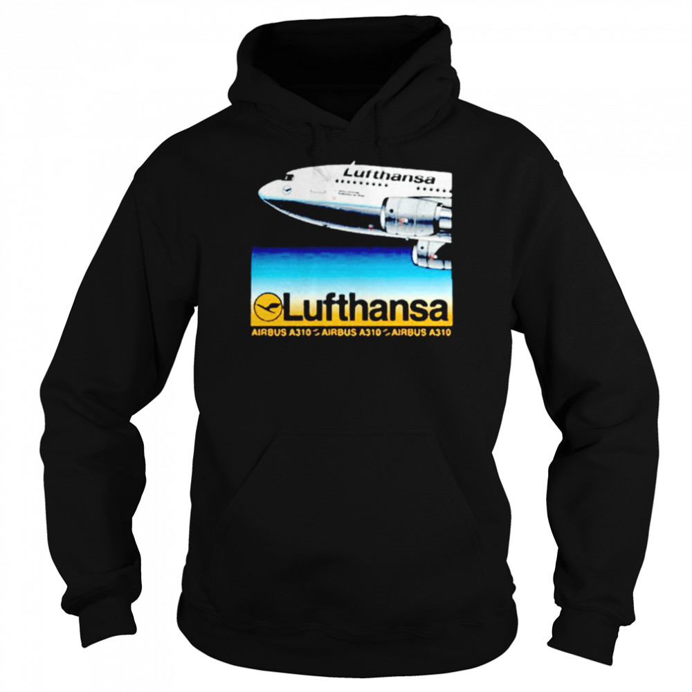 Lufthansa Airbus A310 Shirt Unisex Hoodie