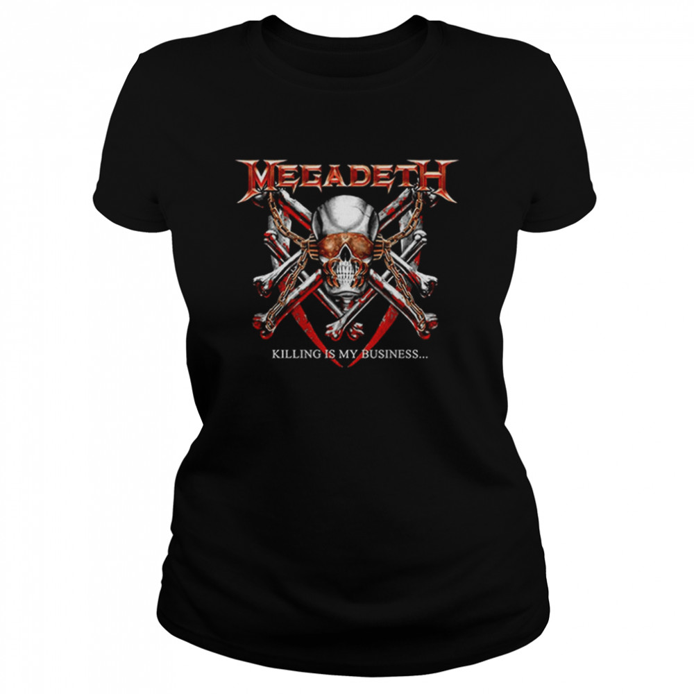Megadeth Killing Is My Business Shirt Classic Womens T Shirt