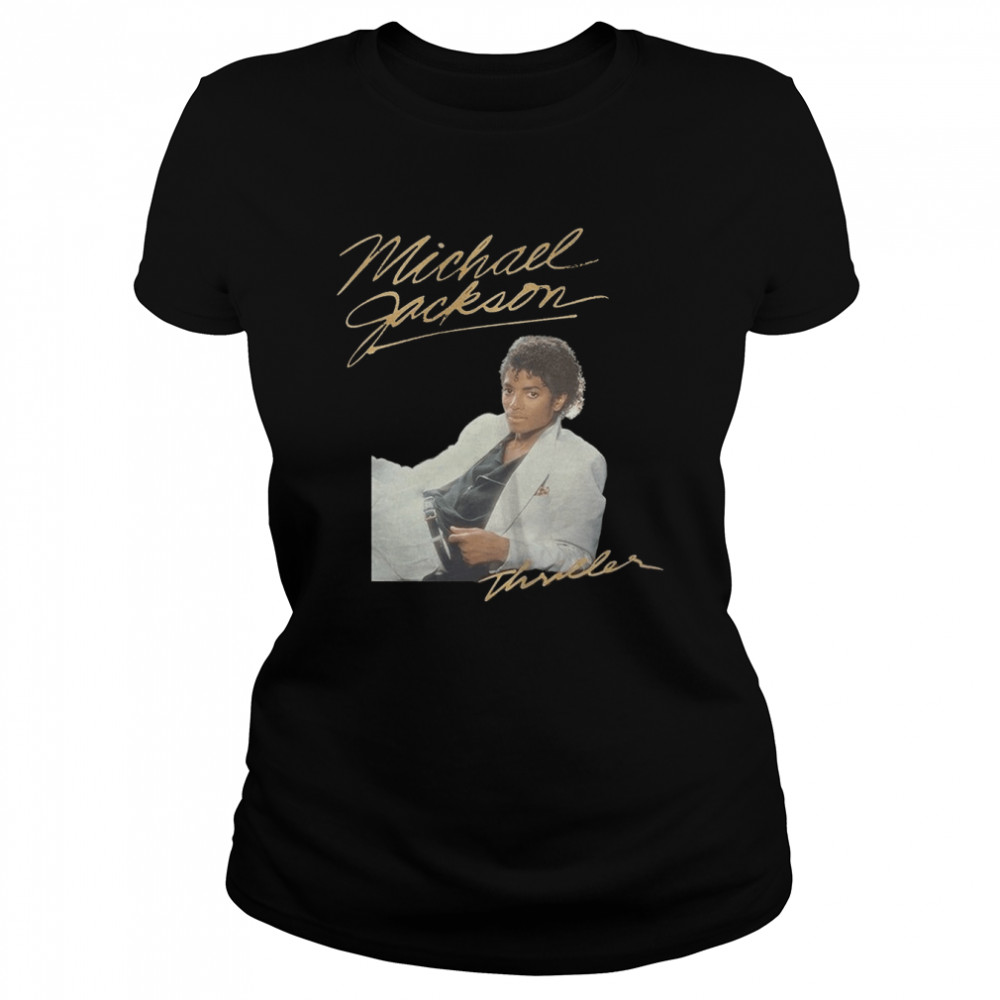 Michael Jackson Thriller Album Cover Shirt Classic Womens T Shirt