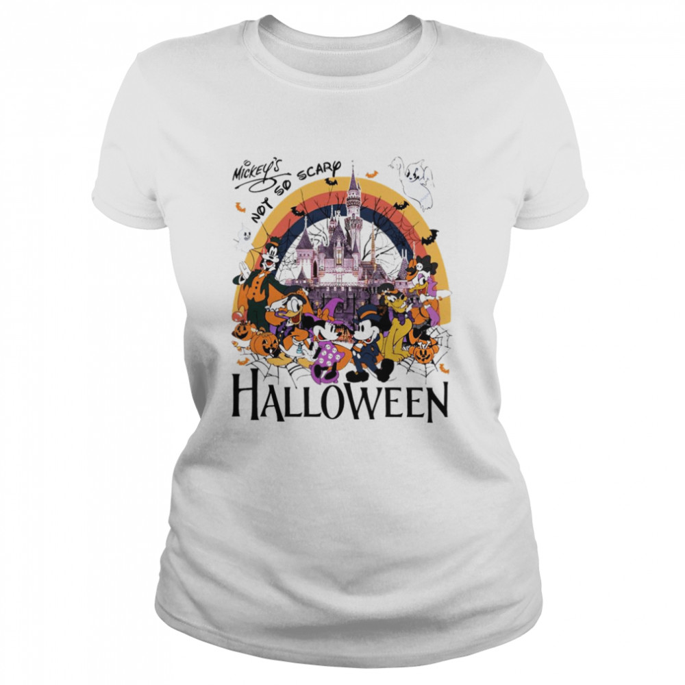 Mickey Not So Scary Halloween Party 2022 Disney Halloween T Classic Womens T Shirt