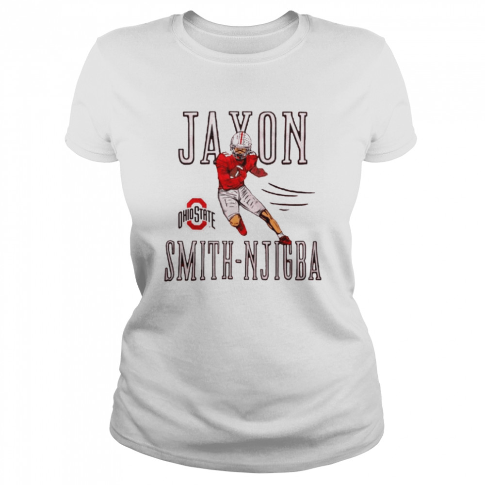 Ohio State Buckeyes Jaxon Smith Njigba Shirt Classic Womens T Shirt