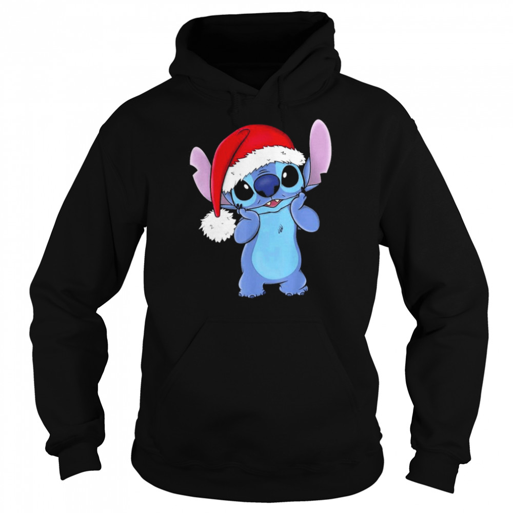 Santa Stitch Merry Christmas 2022 Shirt Unisex Hoodie