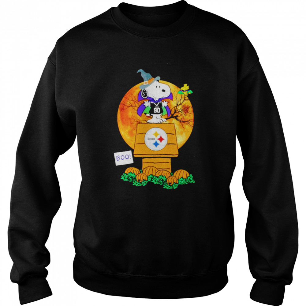 Snoopy Vampire Pittsburgh Steelers Halloween Shirt Unisex Sweatshirt