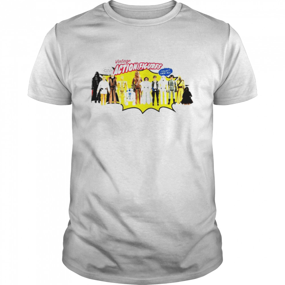Star Wars Vintage action figures collect them all shirt