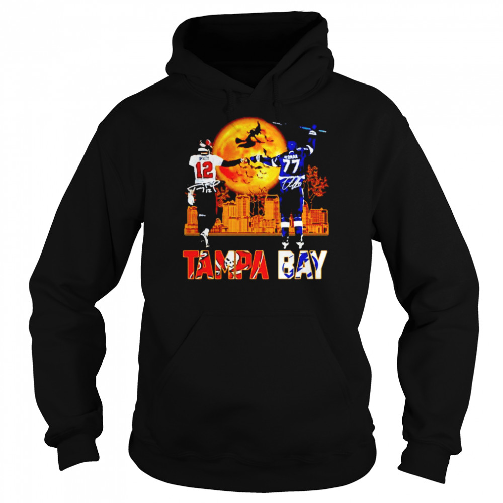 Tampa Bay Sport Teams Brady And Victor Hedman Signatures Shirt Unisex Hoodie