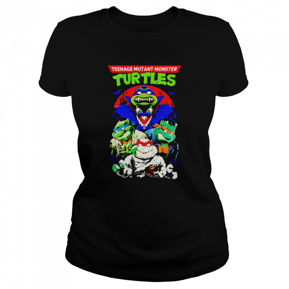 Teenage Mutant Monster Turtles Halloween Shirt Classic Women'S T-Shirt