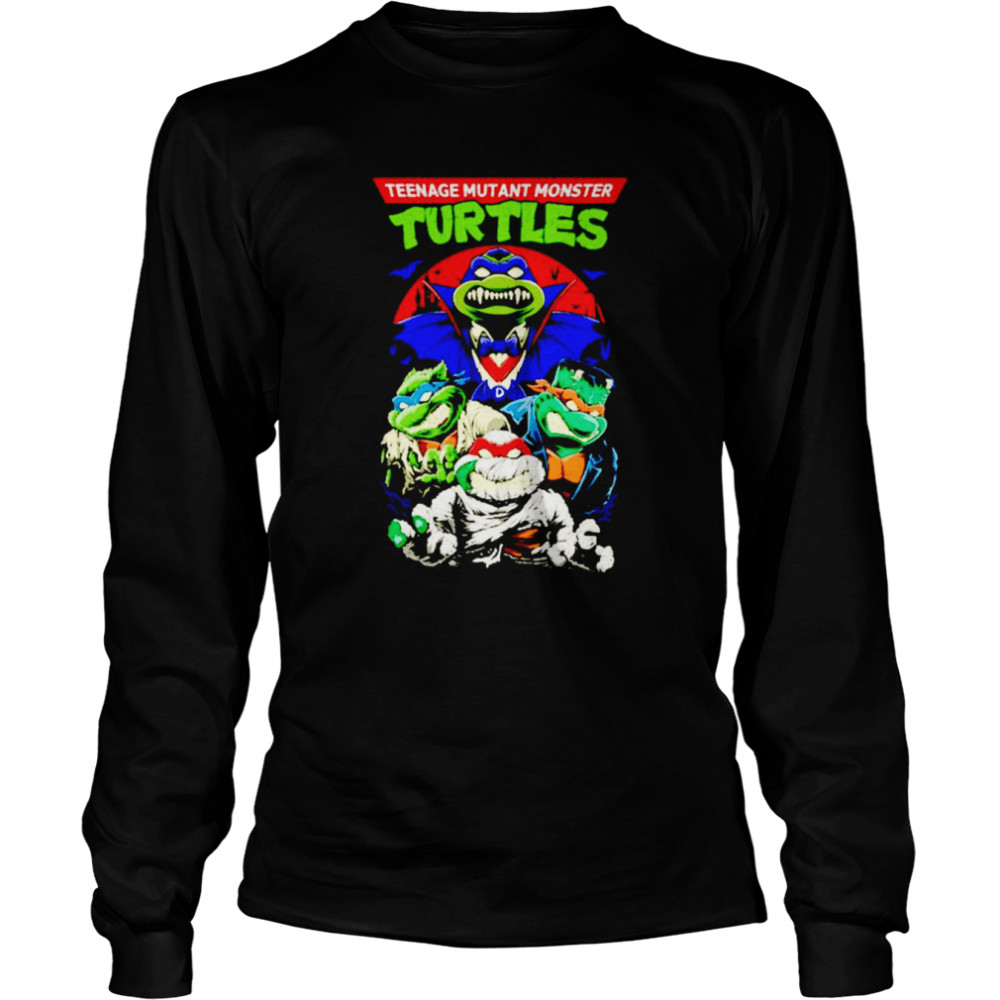 Teenage Mutant Monster Turtles Halloween Shirt Long Sleeved T Shirt