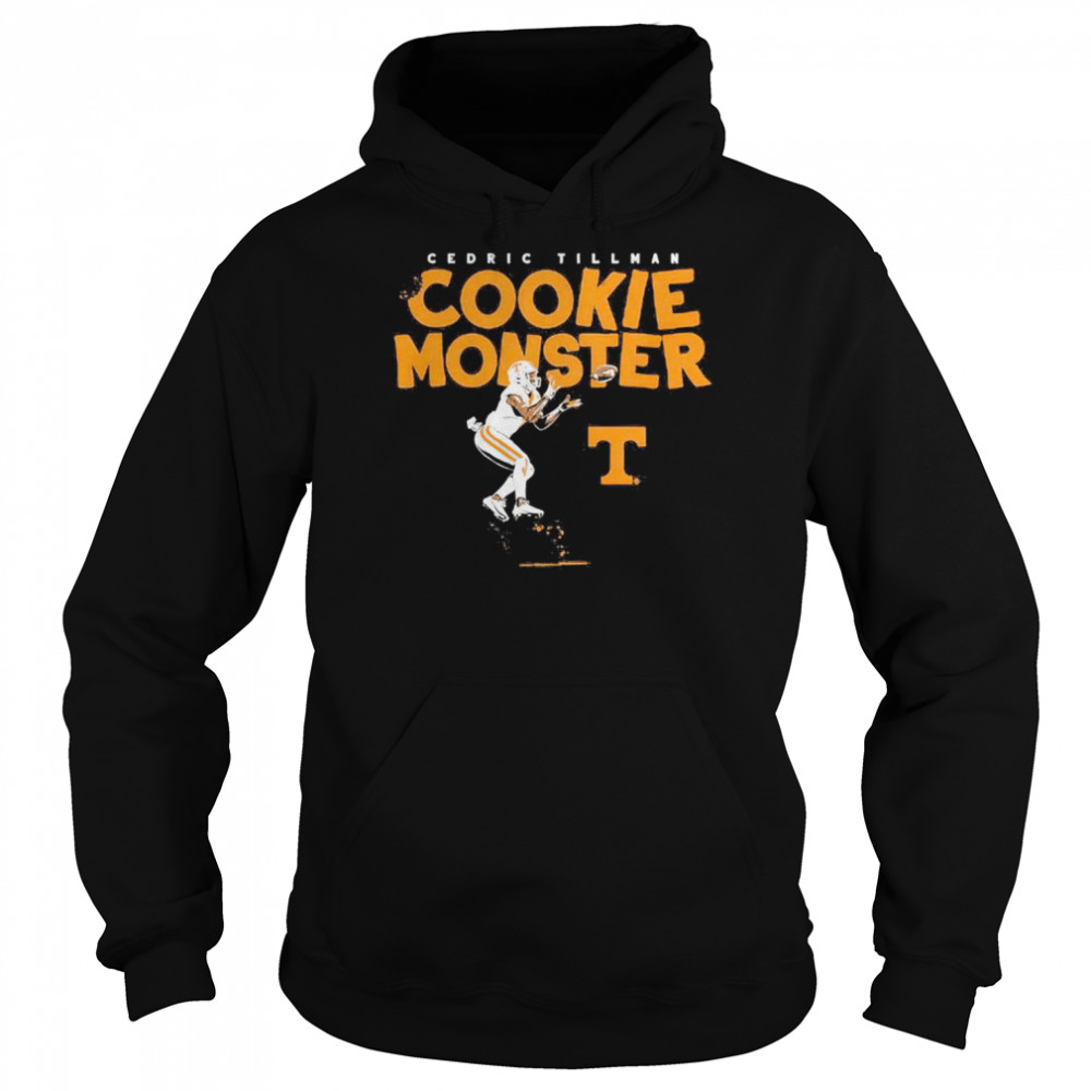 Tennessee Football Cedric Tillman Cookie Monster Shirt Unisex Hoodie