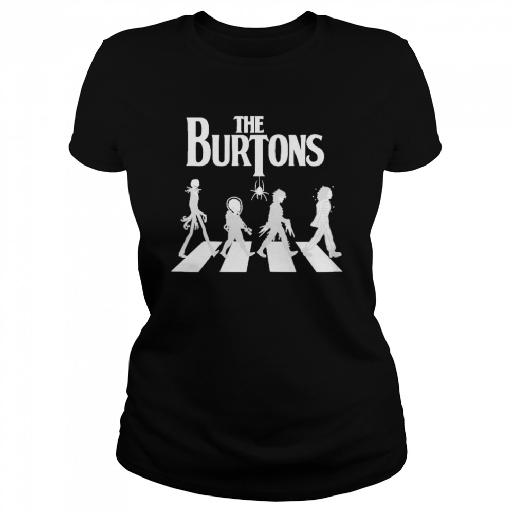Tim Burton Beetlejuice Abbey Road Shirt Classic Womens T Shirt