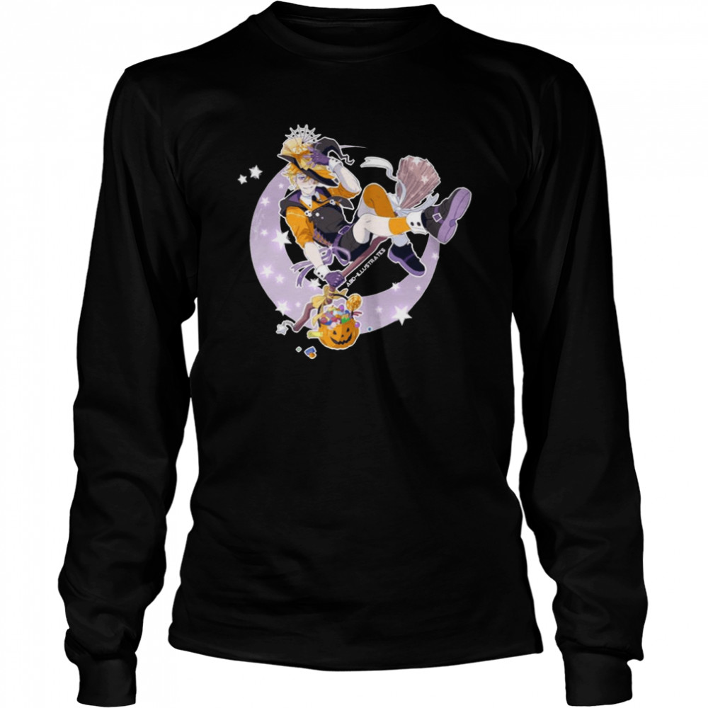 Trick Or Treat Halloween Graphic Shirt Long Sleeved T-Shirt