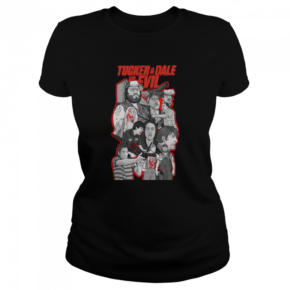 Tucker And Dale Vs Evil Halloween Shirt Classic Womens T Shirt