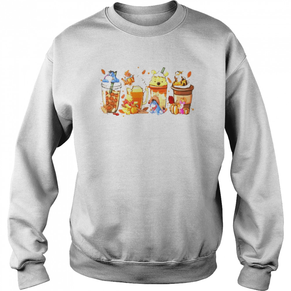 Winnie The Pooh Halloween Coffee Shirt Unisex Sweatshirt
