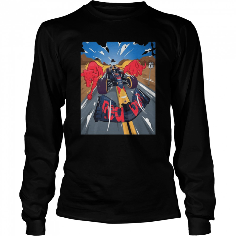 33 Max Verstappen Formula 1 Car Racing F1 Shirt Long Sleeved T Shirt