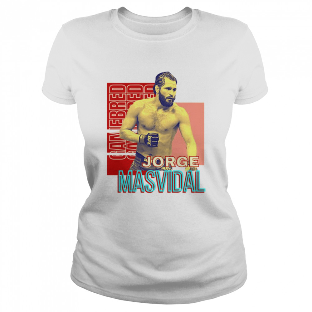 90S Portrait On Stage Jorge Masvidal Retro Shirt Classic Womens T Shirt