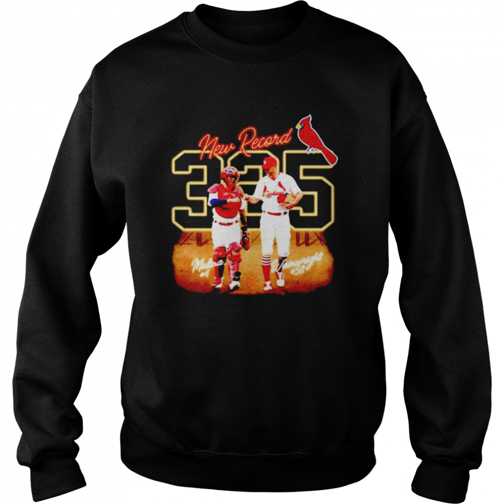 Adam Wainwright And Yadier Molina St Louis Cardinals New Record Shirt Unisex Sweatshirt