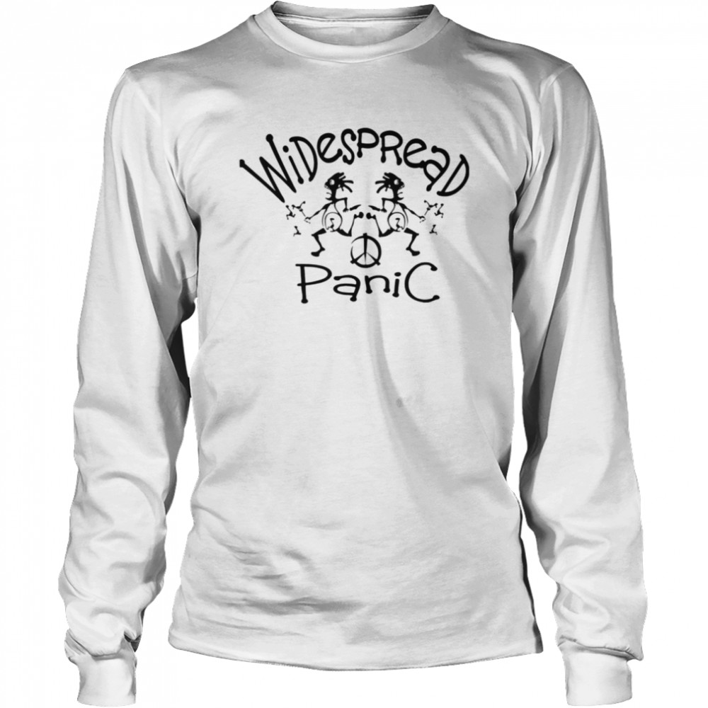 Aesthetic Black And White Art Widespread Panic Shirt Long Sleeved T Shirt