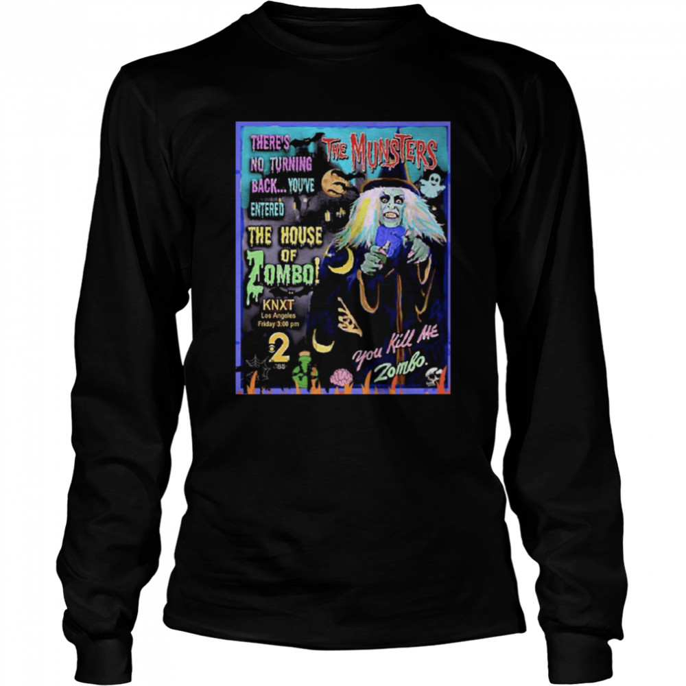 All Characters The Munsters Zombo Shirt Long Sleeved T Shirt