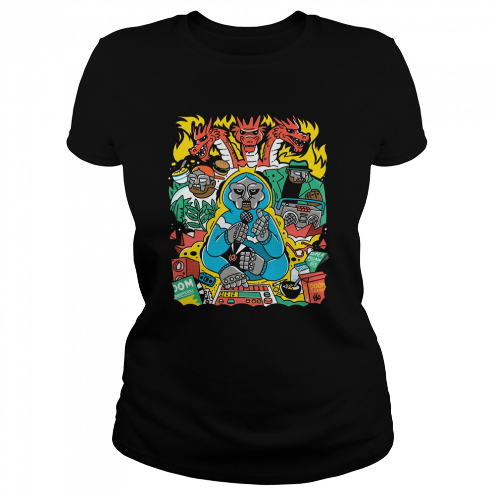 Animated Mf Doom &Amp; Friends Shirt Classic Women'S T-Shirt