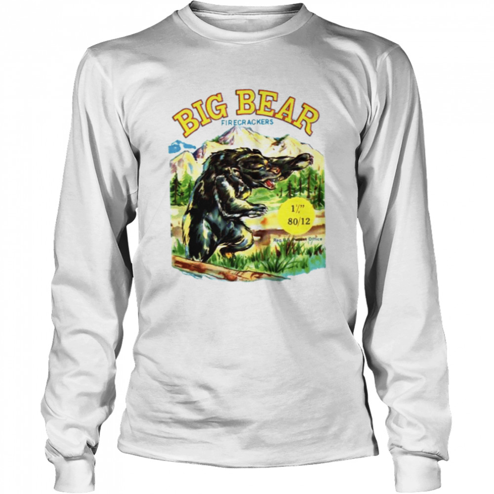 Big Bear Brand Firecrackers Shirt Long Sleeved T-Shirt