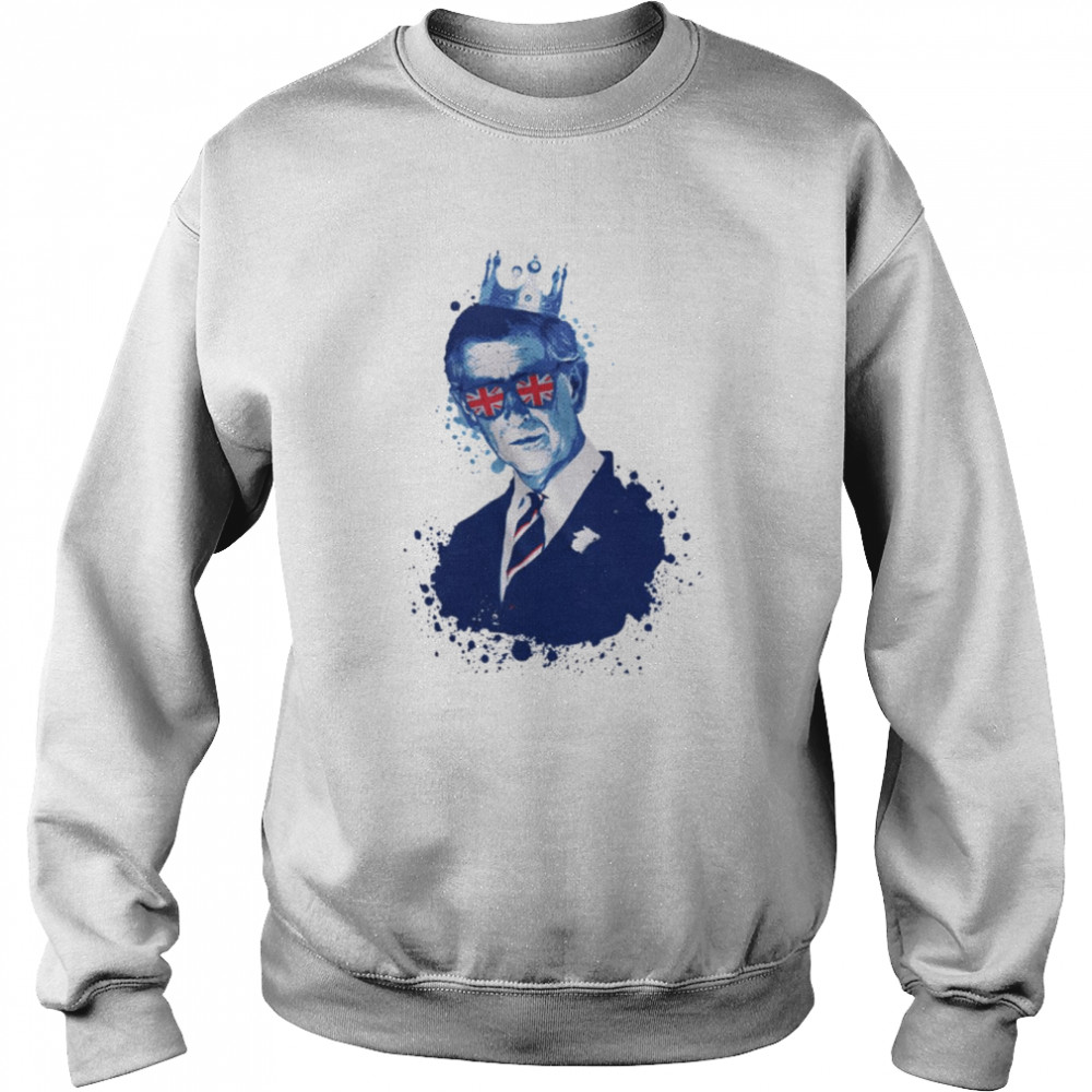 Blue Art King Charles Iii Coronation 2022 Shirt Unisex Sweatshirt