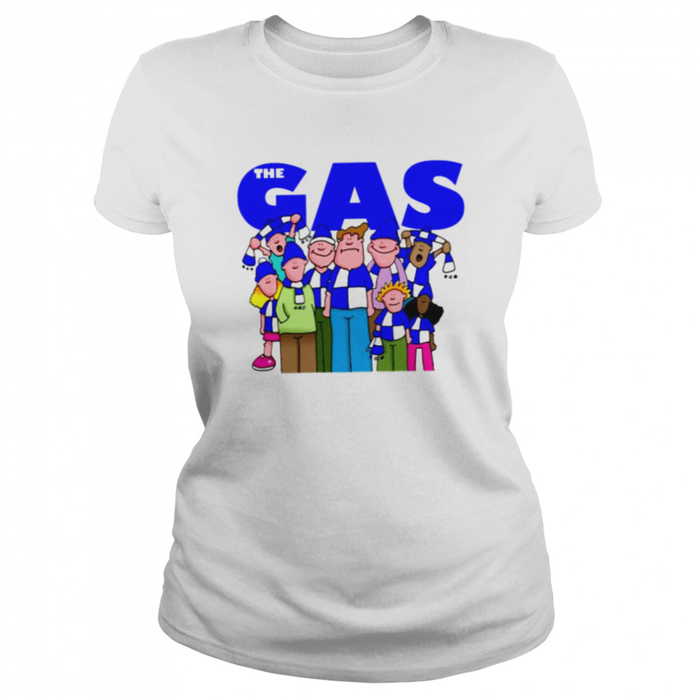 Bristol Rovers Team Gas Shirt Classic Womens T Shirt