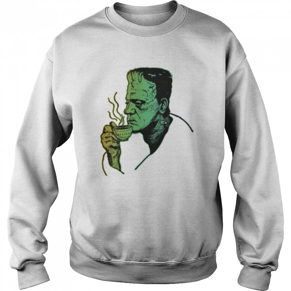 Coffee With Frankenstein The Munsters Shirt Unisex Sweatshirt