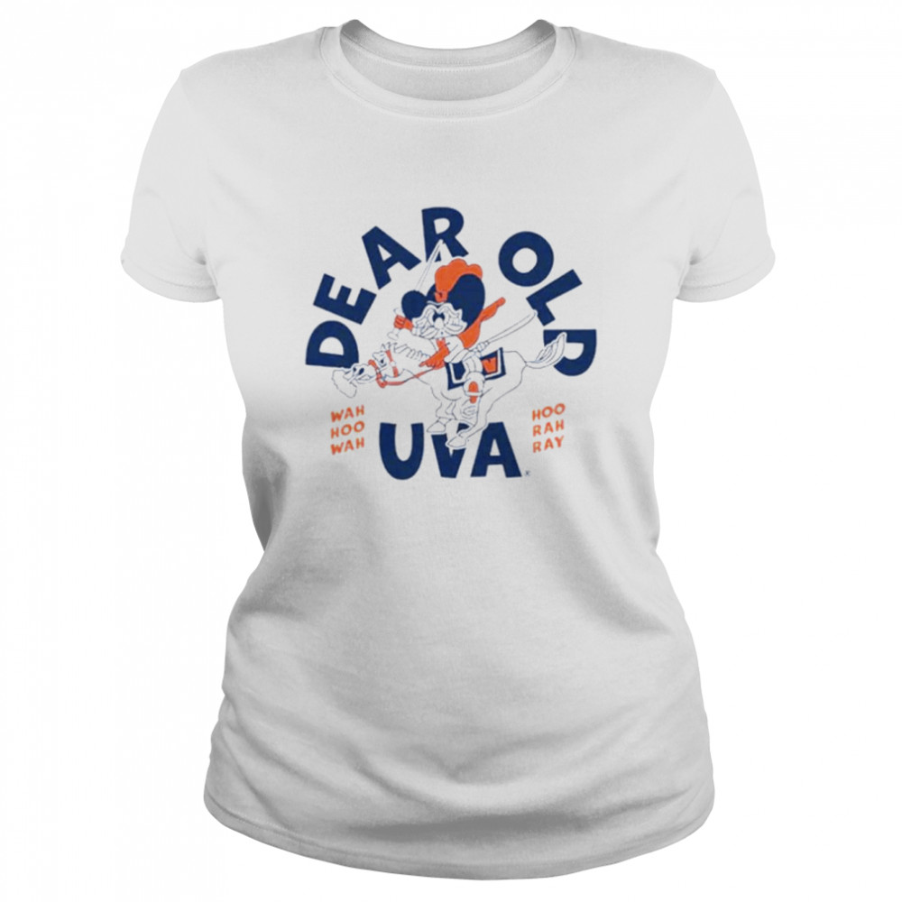 Dear Old Uva Vintage Virginia Shirt Classic Womens T Shirt