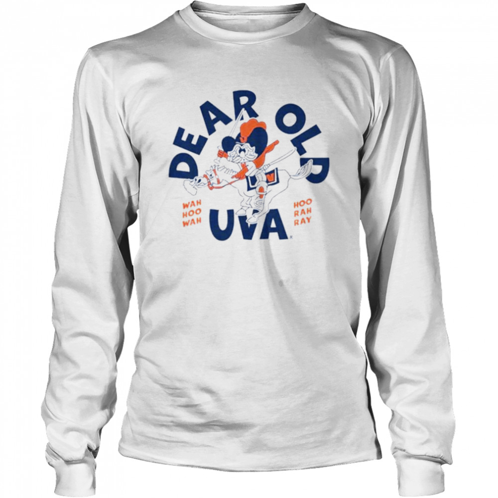 Dear Old Uva Vintage Virginia Shirt Long Sleeved T Shirt