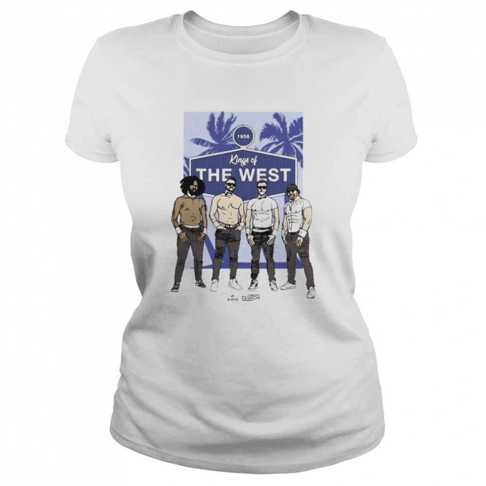 Dodgers Kings Of The West 2022 Shirt Classic Womens T Shirt