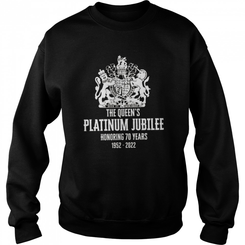 Eiir The Queens Platinum Jubilee 70 Years Queen Elizabeth Ii Shirt Unisex Sweatshirt