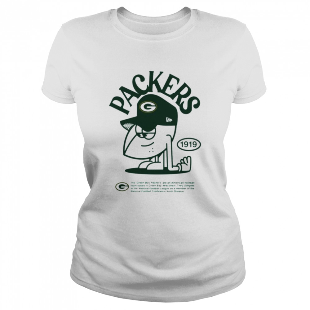 Football Cartoon Green Bay Packers 1919 Shirt Classic Women'S T-Shirt