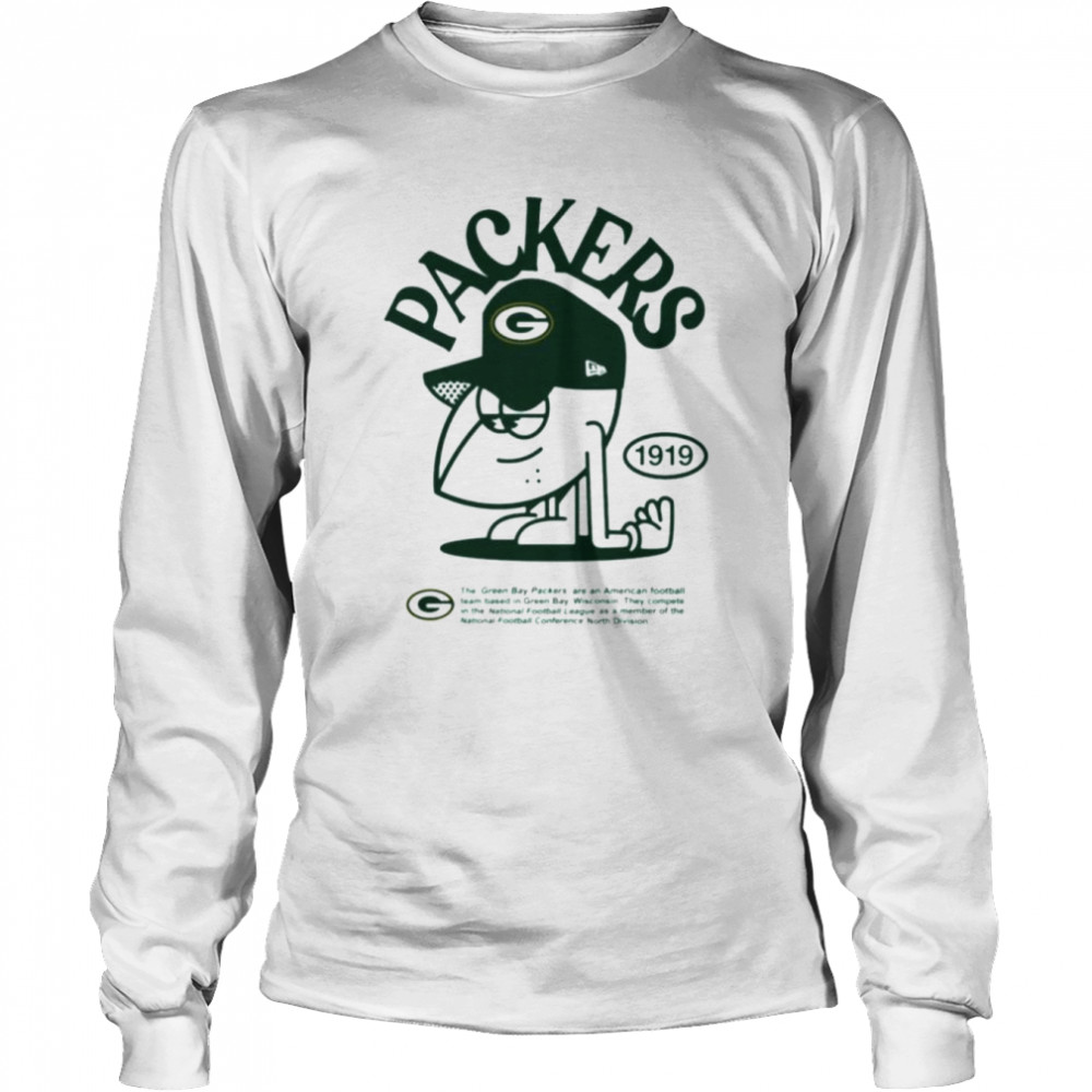Football Cartoon Green Bay Packers 1919 Shirt Long Sleeved T Shirt