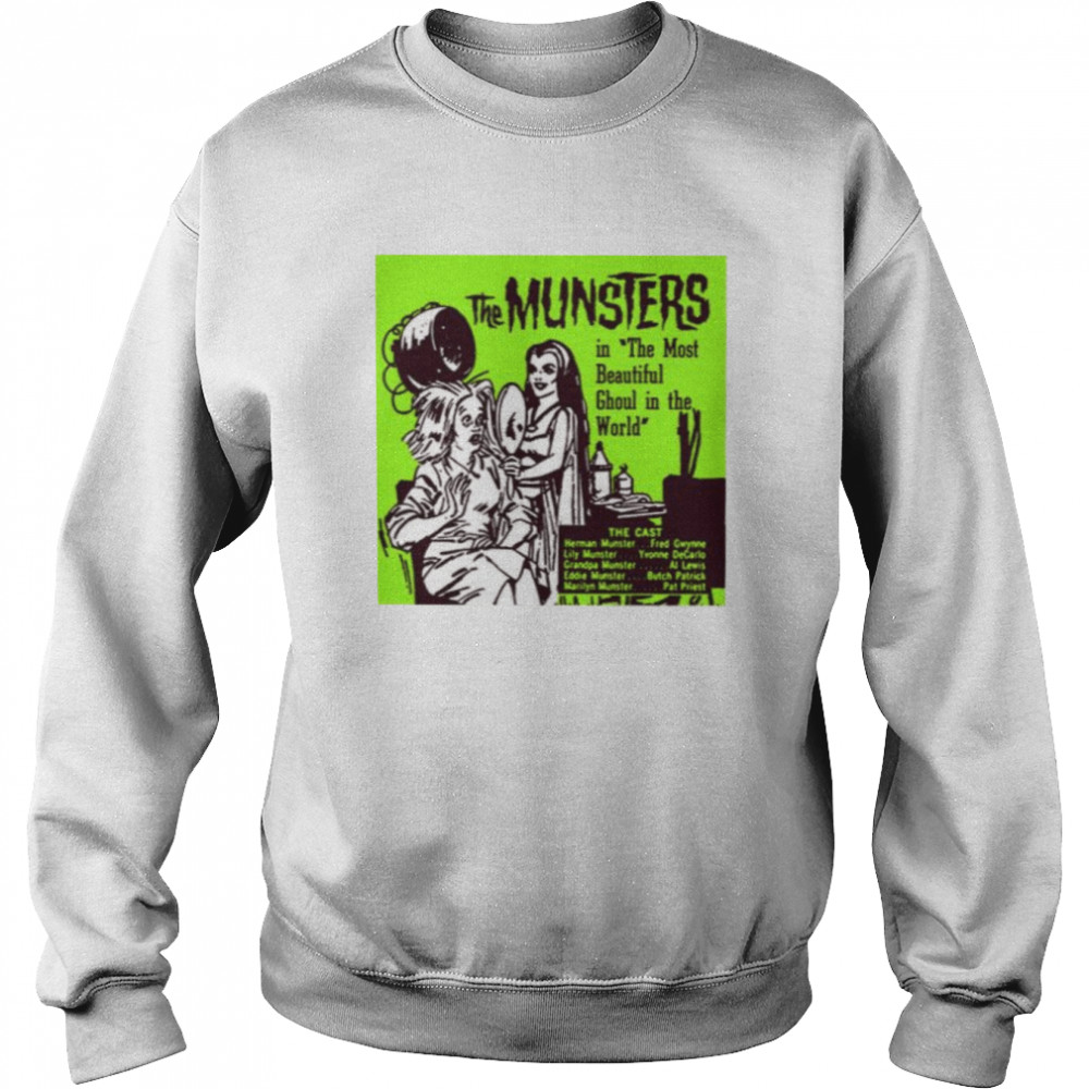 Green Neon Art The Munsters Shirt Unisex Sweatshirt