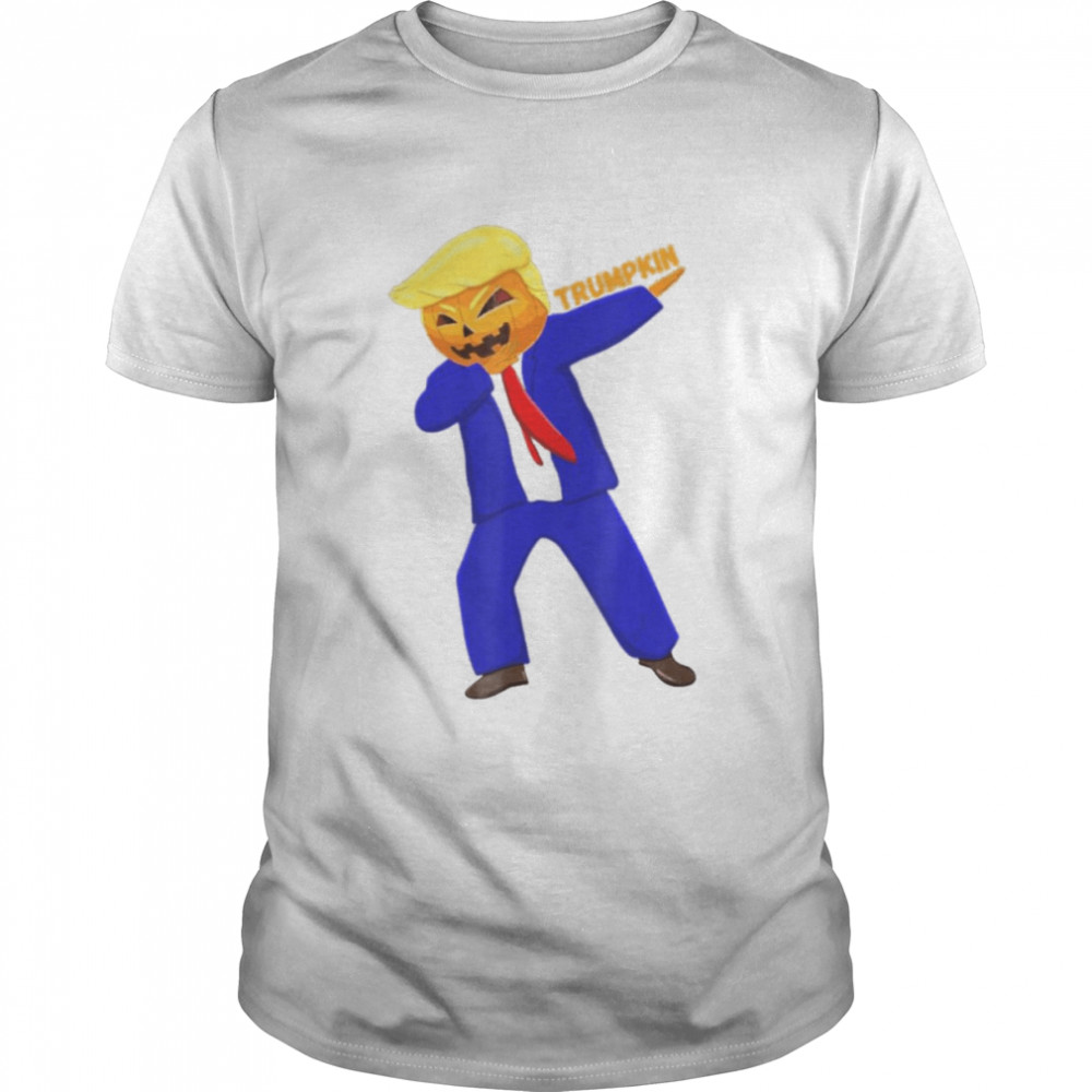 Dabbing Trumpkin Funny Trump Halloween T-Shirt