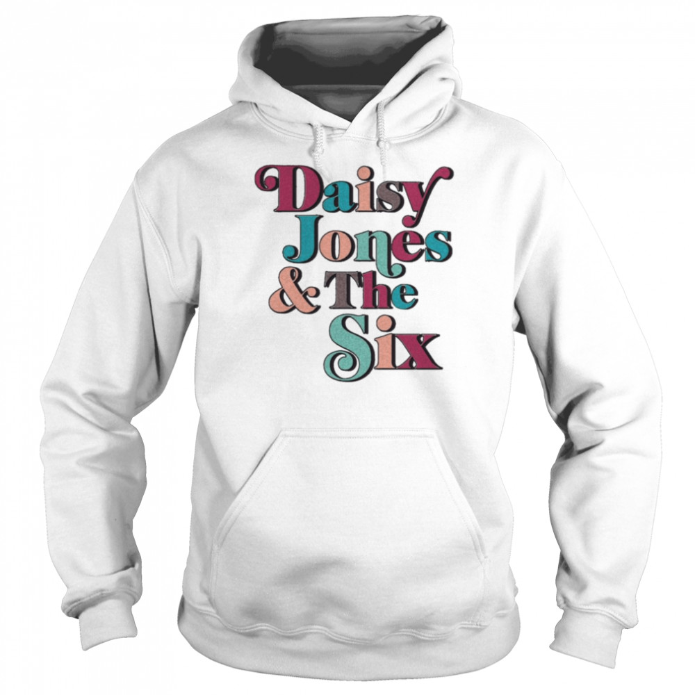 Daisy Jones And The Six Colour Retro Band Logo Shirt Unisex Hoodie