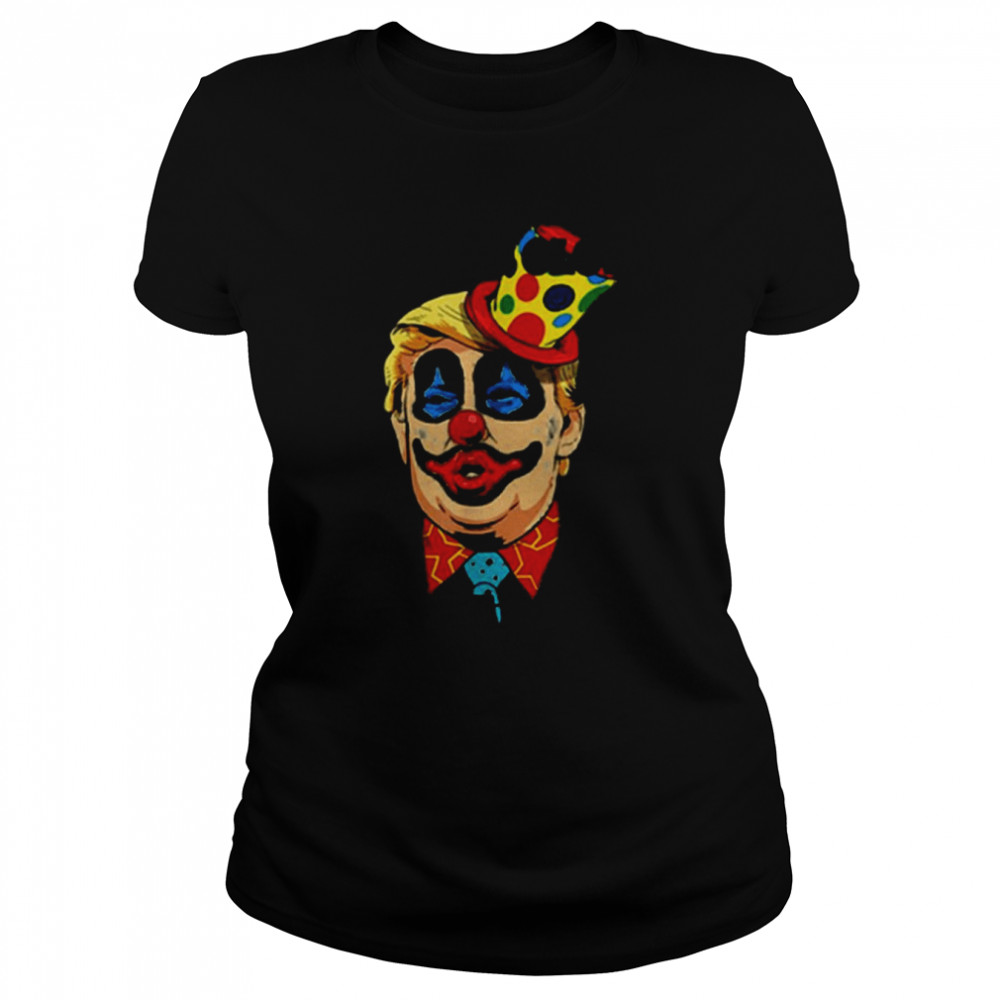 Top Anti Trump The Only Clown Im Scared Of Funny Trump Halloween T-S Classic Women'S T-Shirt
