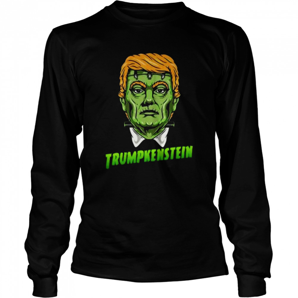 Trumpkenstein Frankenstein Donald Trump Halloween T Long Sleeved T Shirt
