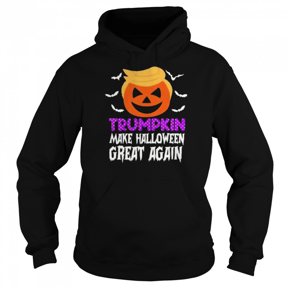 Trumpkin Make Halloween Great Again 2022 Shirt Unisex Hoodie