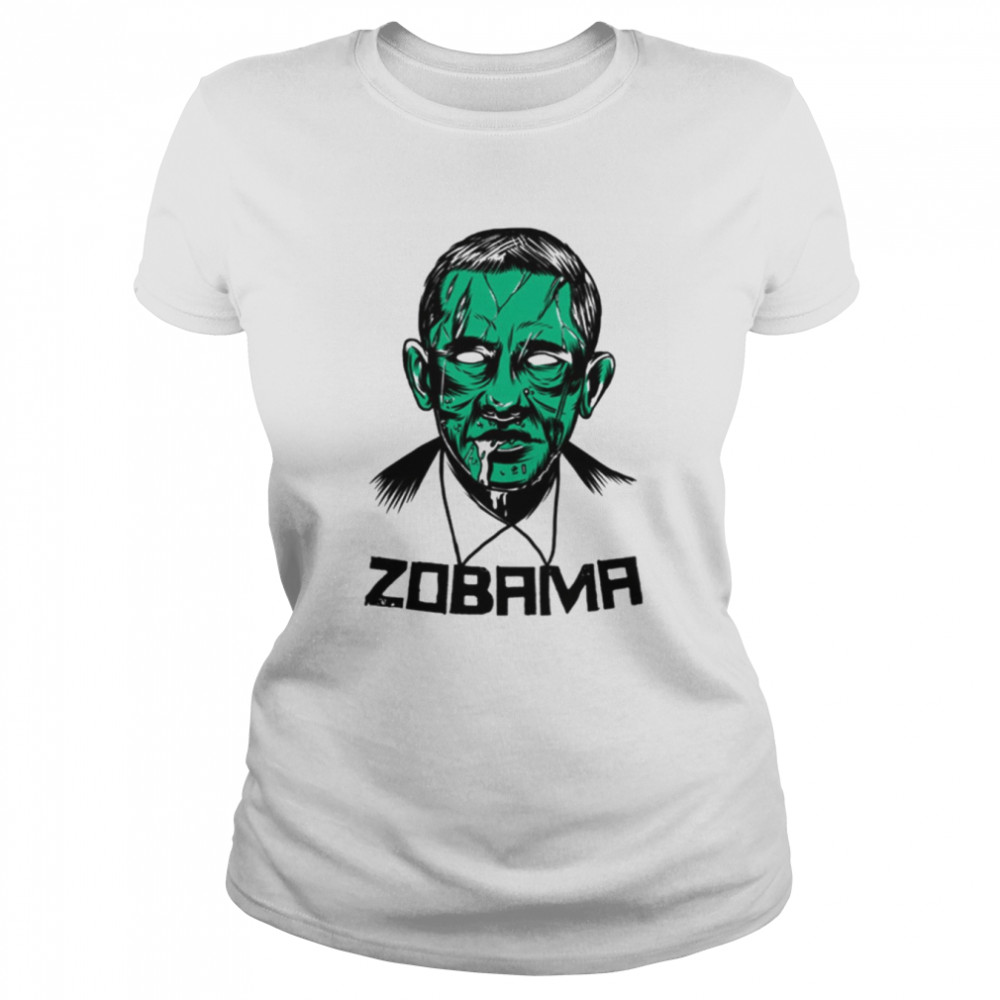 Zombie Obama Halloween T- Classic Women'S T-Shirt