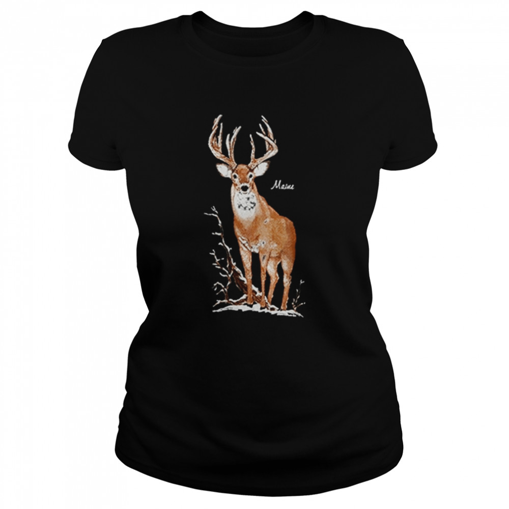 1989 Maine Deer Shirt Classic Womens T Shirt