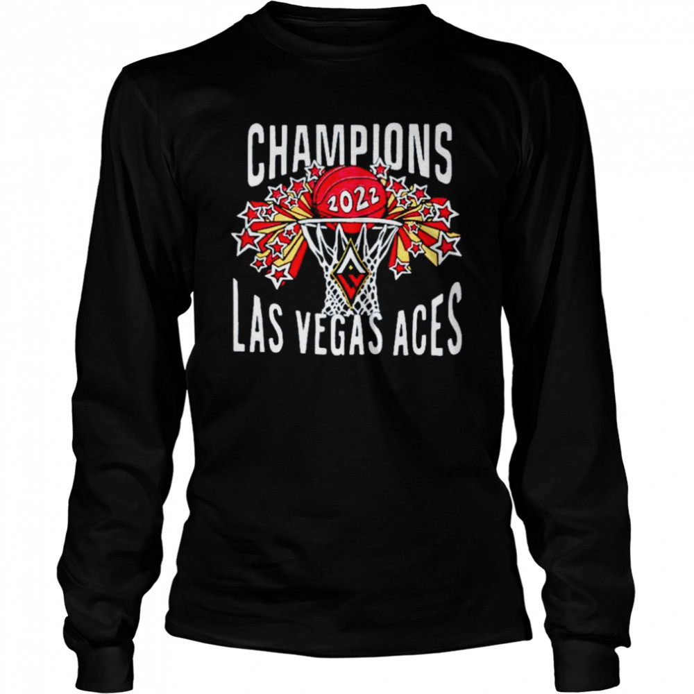 2022 Wnba Champs Las Vegas Aces Shirt Long Sleeved T-Shirt