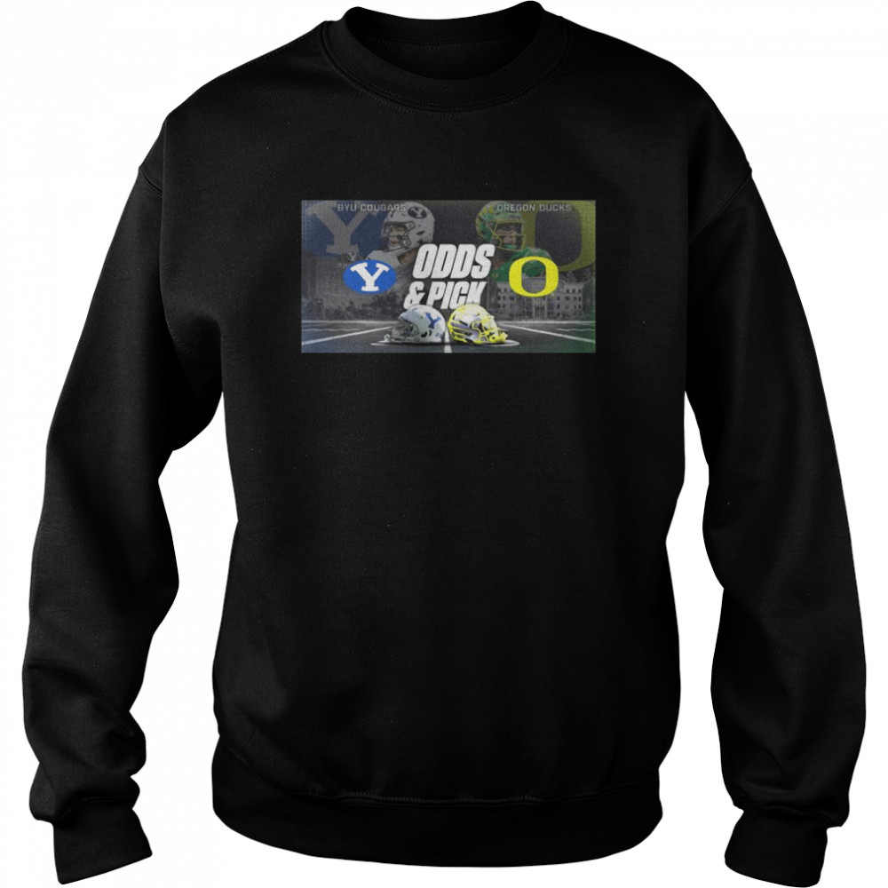 Byu Cougars Vs Oregon Ducks Odds And Pick 2022 Shirt Unisex Sweatshirt