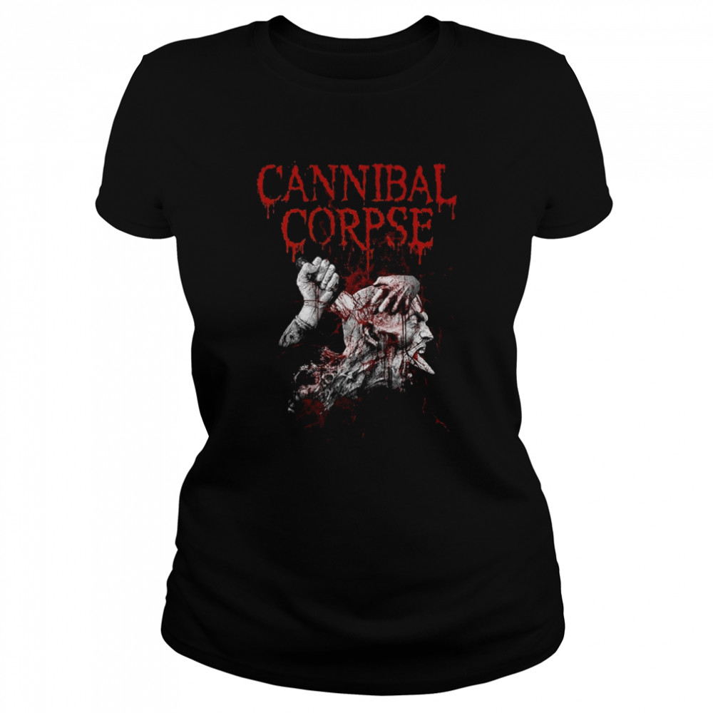 Cannibal Corpse Face Knife Death Metal Shirt Classic Womens T Shirt