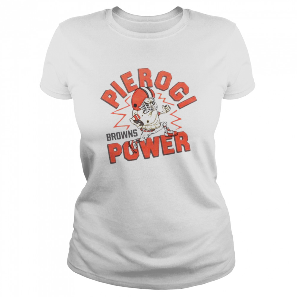 Cleveland Browns Pierogi Power T-Shirt Classic Women'S T-Shirt