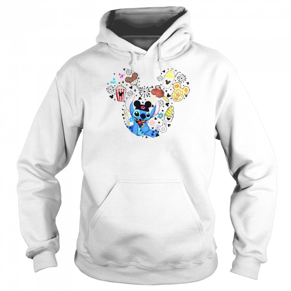 Disney Lilo &Amp; Stitch Disney Snacks Mickey Ear Halloween Shirt Unisex Hoodie