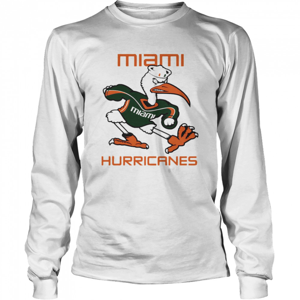 Ducks Miami Hurricanes Shirt Long Sleeved T-Shirt