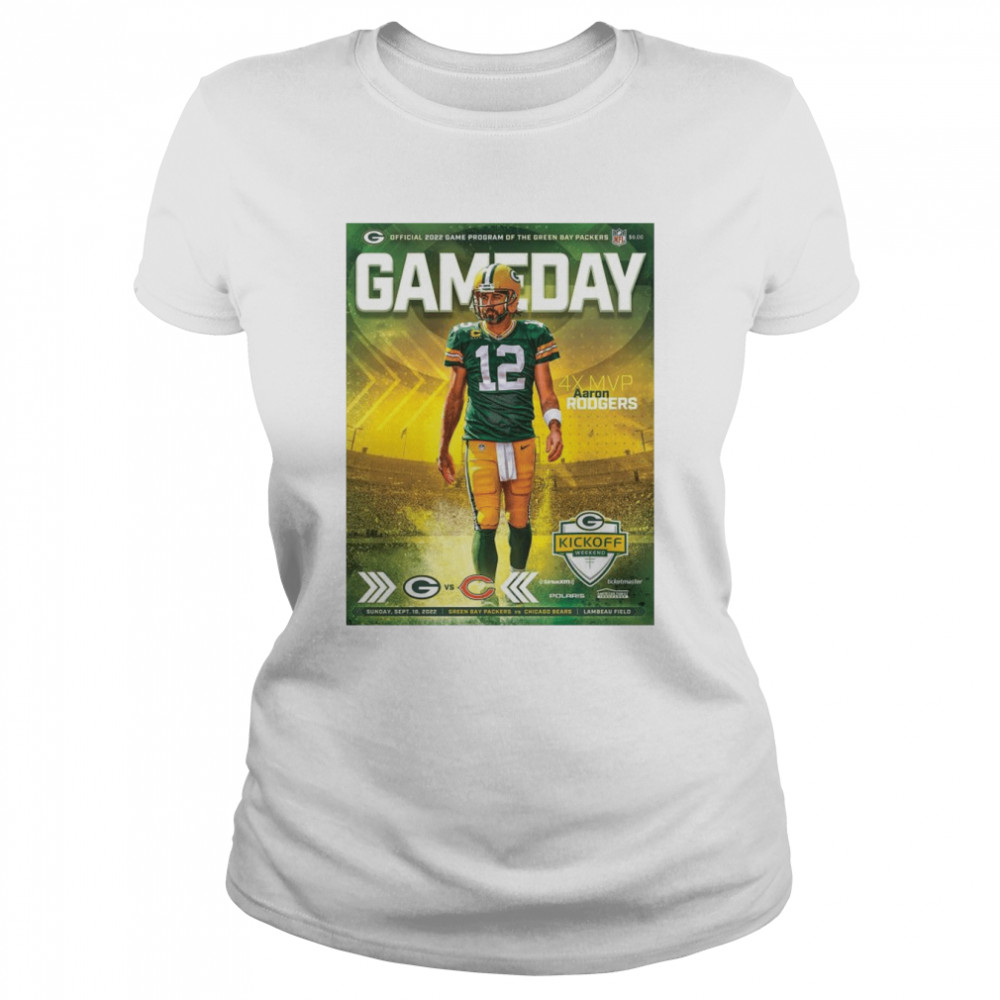 Game Day Program 9-18-2022 Chicago Bears Vs Green Bay Packers Shirt Classic Women'S T-Shirt