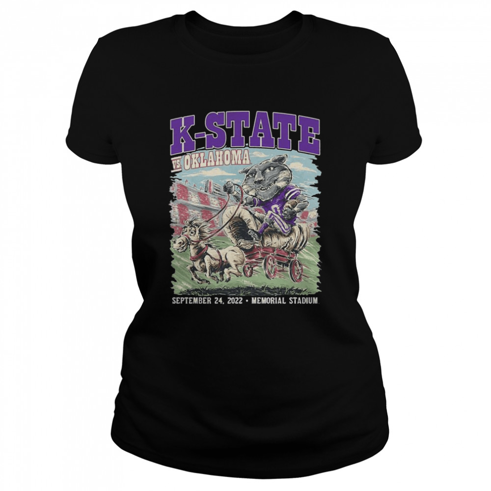 Kansas State Wildcats Vs. Oklahoma Sooners Game Day 2022 Shirt Classic Women'S T-Shirt